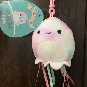 Jellyfish Squishmallow Keychain